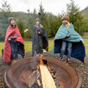 Rumpl Campfire Puffy Throw Blanket - Cherry Charcoal Campfire Puffy Throw Blanket - Cherry Charcoal | Rumpl Blankets For Everywhere Solid Campfire Puffy