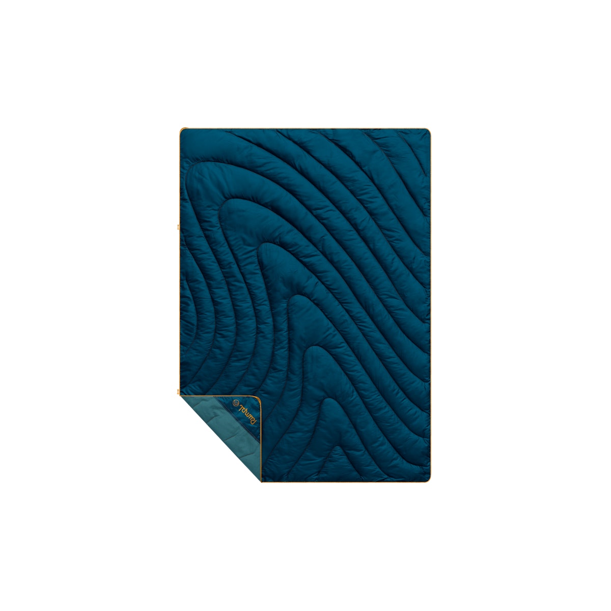 Rumpl Campfire Puffy Throw Blanket - Sage Navy Campfire Puffy Throw Blanket - Sage Navy | Rumpl Blankets For Everywhere Solid Campfire Puffy