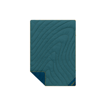 Rumpl Campfire Puffy Throw Blanket - Sage Navy Campfire Puffy Throw Blanket - Sage Navy | Rumpl Blankets For Everywhere Solid Campfire Puffy