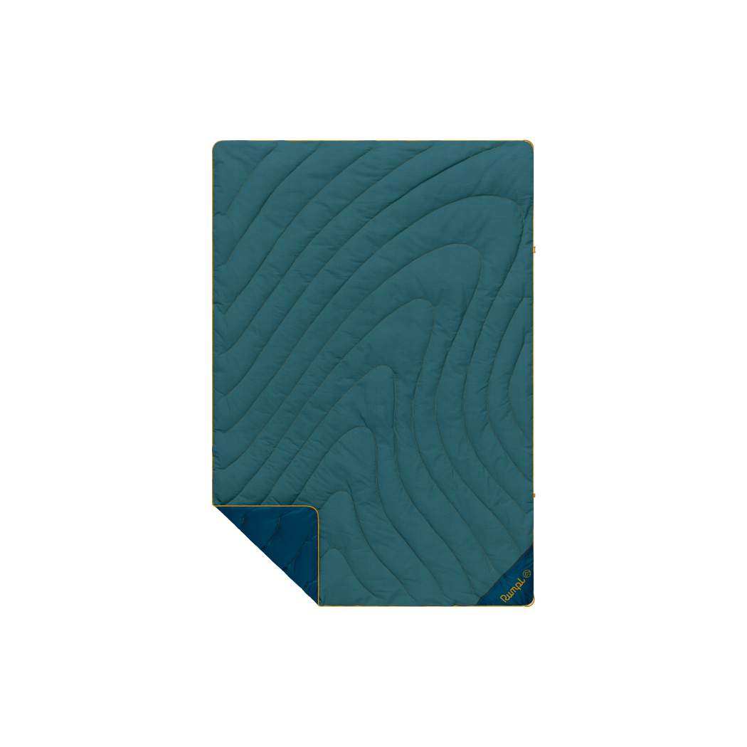 Rumpl Campfire Puffy Throw Blanket - Sage Navy Campfire Puffy Throw Blanket - Sage Navy | Rumpl Blankets For Everywhere Solid Campfire Puffy