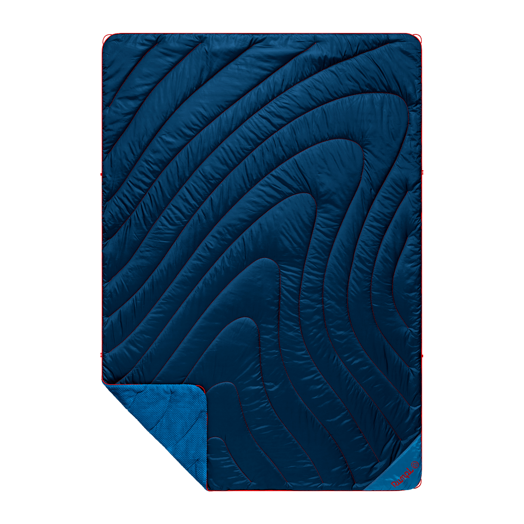 Rumpl Fleece Puffy Blanket - Deepwater Fleece Puffy Blanket - Deepwater | Rumpl Blankets For Everywhere Solid Fleece Puffy