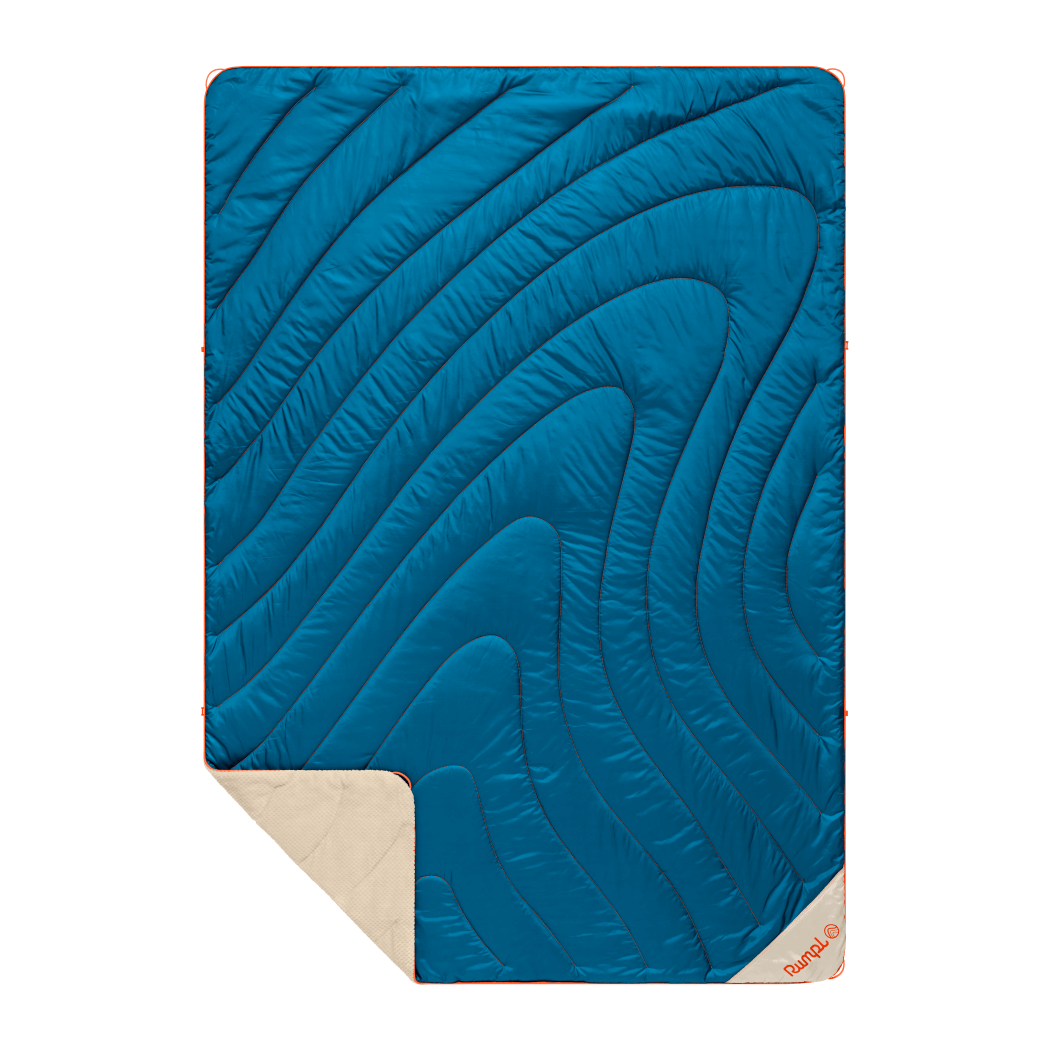 Rumpl Fleece Puffy Blanket - Seascape Cream Fleece Puffy Blanket - Seascape Cream | Rumpl Blankets For Everywhere Solid Fleece Puffy