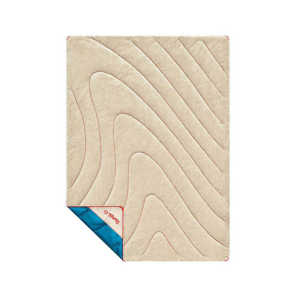Rumpl Fleece Puffy Throw Blanket - Seascape Cream Fleece Puffy Throw Blanket - Seascape Cream | Rumpl Blankets For Everywhere Solid Fleece Puffy