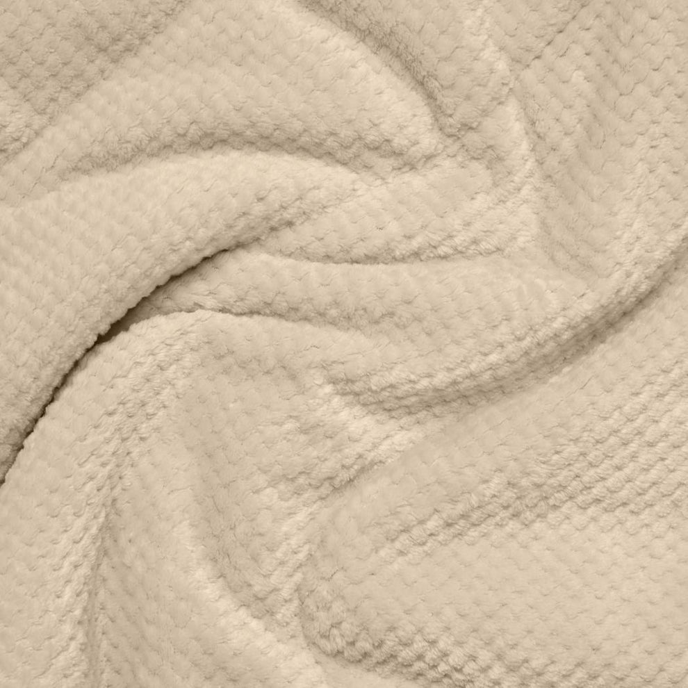 Rumpl Fleece Puffy Mini Blanket - Seascape Cream Fleece Puffy Mini Blanket - Seascape Cream | Rumpl Blankets For Everywhere Solid Fleece Puffy