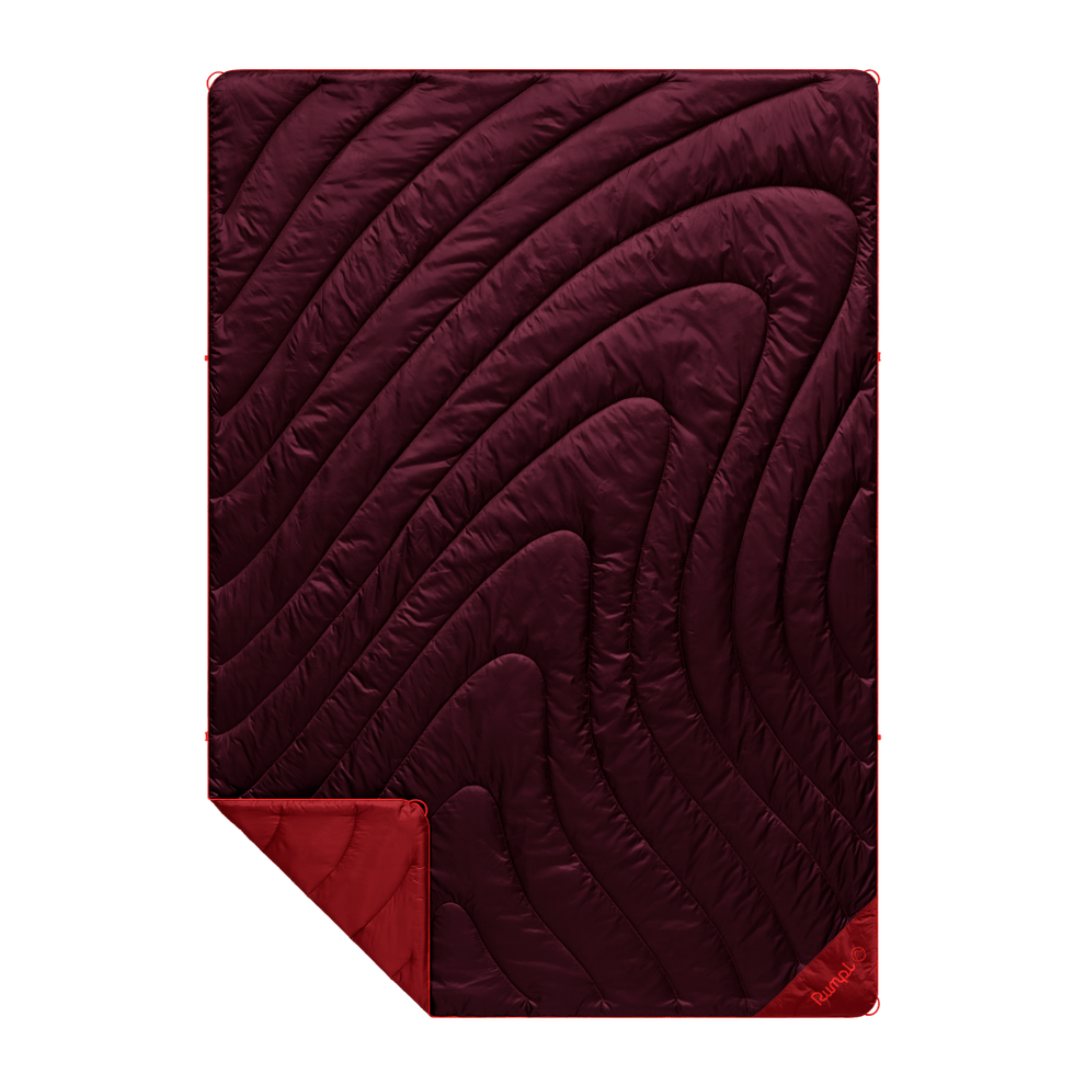 Rumpl Original Puffy Blanket - Fig Cherry Original Puffy Blanket - Fig Cherry | Rumpl Blankets For Everywhere Solid Original
