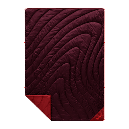 Original Puffy Blanket - Fig Cherry, One Person
