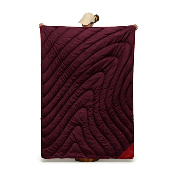 Rumpl Original Puffy Blanket - Fig Cherry Original Puffy Blanket - Fig Cherry | Rumpl Blankets For Everywhere Solid Original