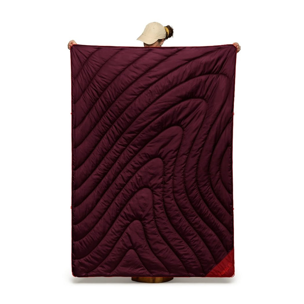 Rumpl Original Puffy Blanket - Fig Cherry Original Puffy Blanket - Fig Cherry | Rumpl Blankets For Everywhere Solid Original