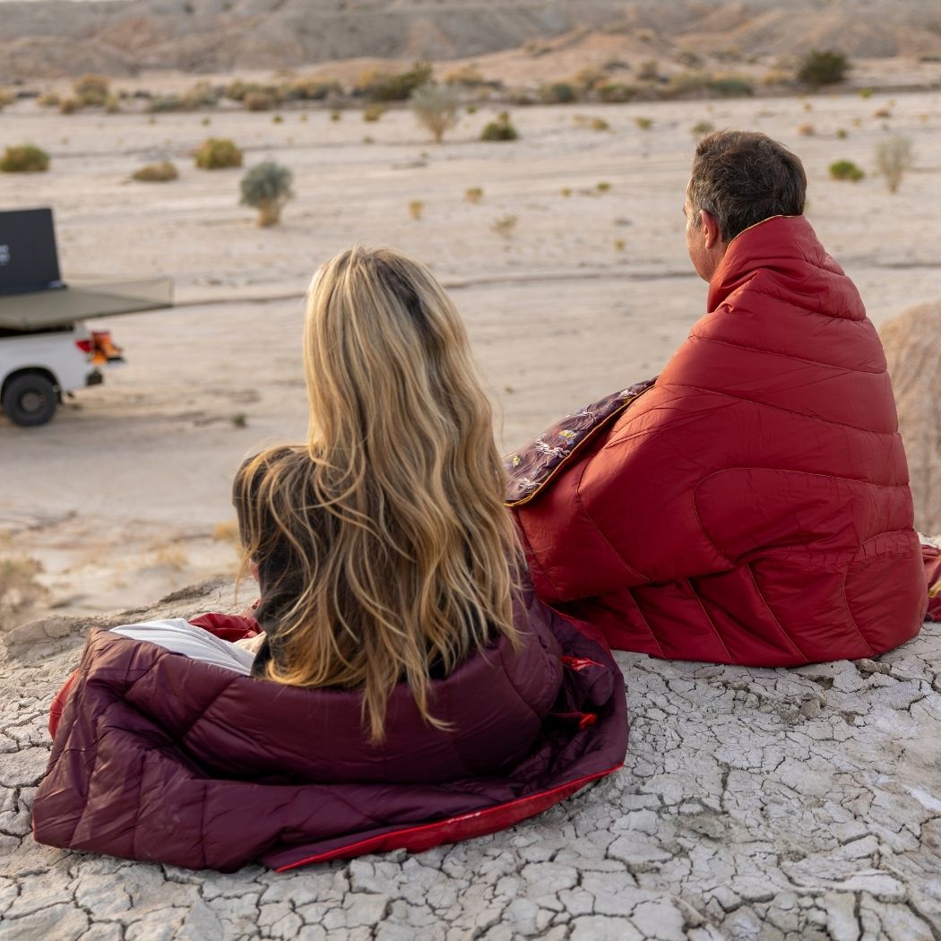 Rumpl Original Puffy Blanket - Fig Cherry Original Puffy Blanket - Fig Cherry | Rumpl Blankets For Everywhere Solid Original