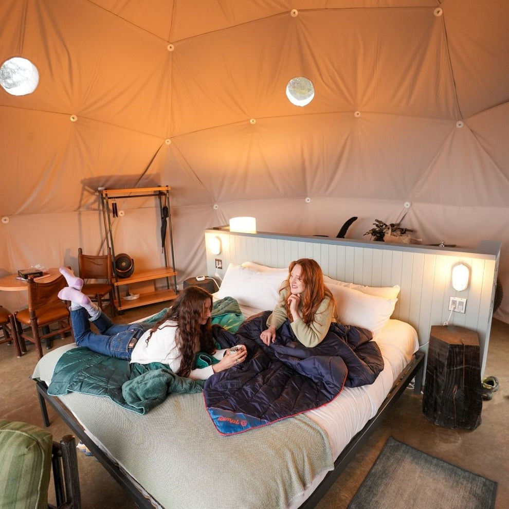 Rumpl Original Puffy Blanket - Midnight Blue Original Puffy Blanket - Midnight Blue | Rumpl Blankets For Everywhere Solid Original