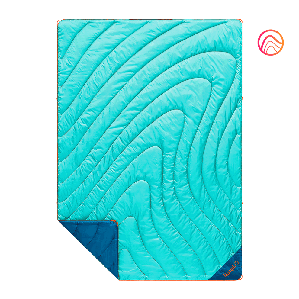 Rumpl Original Puffy Blanket - Seafoam - Custom Original Puffy Blanket - Seafoam | Rumpl Blankets For Everywhere Solid Original
