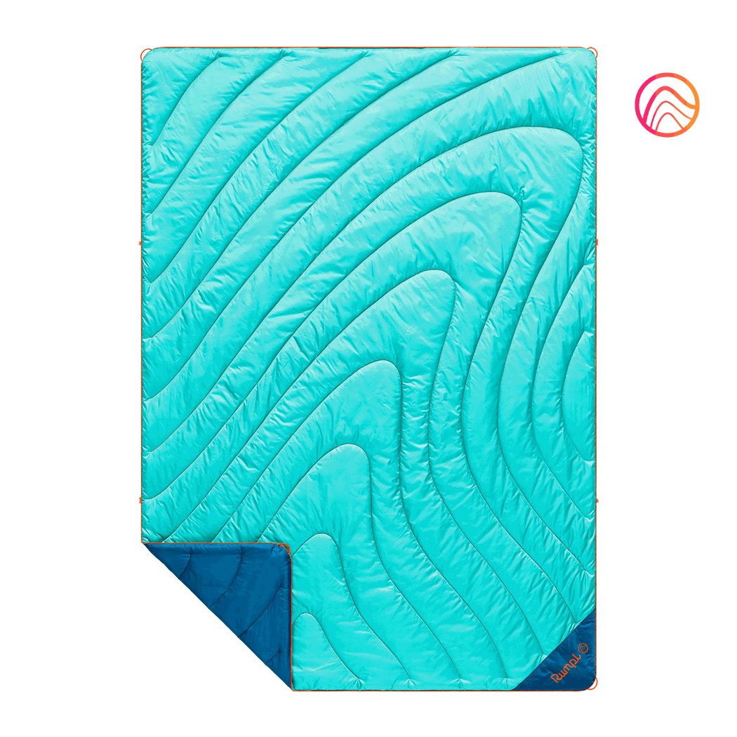 Rumpl Original Puffy Blanket - Seafoam - Custom Original Puffy Blanket - Seafoam | Rumpl Blankets For Everywhere Solid Original