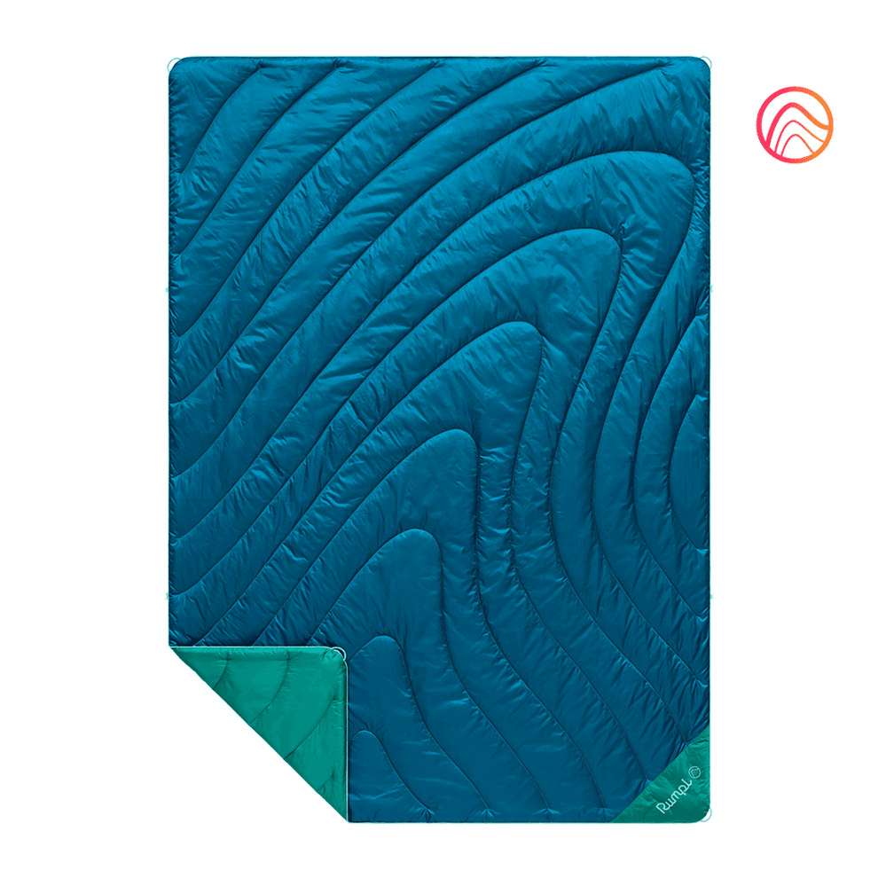 Rumpl Original Puffy Blanket - Seascape - Custom Original Puffy Blanket - Seascape | Rumpl Blankets For Everywhere Solid Original