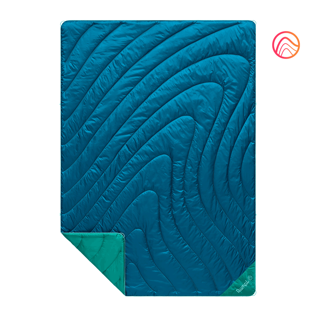 Rumpl Original Puffy Blanket - Seascape - Custom Original Puffy Blanket - Seascape | Rumpl Blankets For Everywhere Solid Original