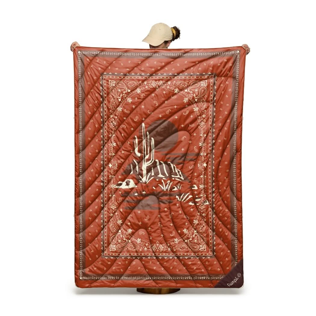 Original Puffy Blanket Sedona Saguaro Bandana - Thumbnail 2