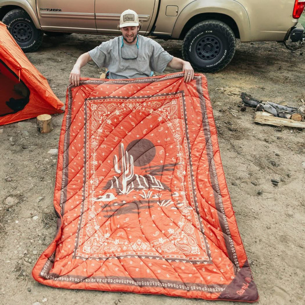 Rumpl Original Puffy Blanket - Sedona Saguaro Bandana Original Puffy Blanket - Sedona Saguaro Bandana | Rumpl Blankets  Solid Original