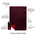 Rumpl Original Puffy 2 Person Blanket - Fig Cherry Original Puffy 2 Person Blanket - Fig Cherry | Rumpl Blankets For Everywhere Solid Original