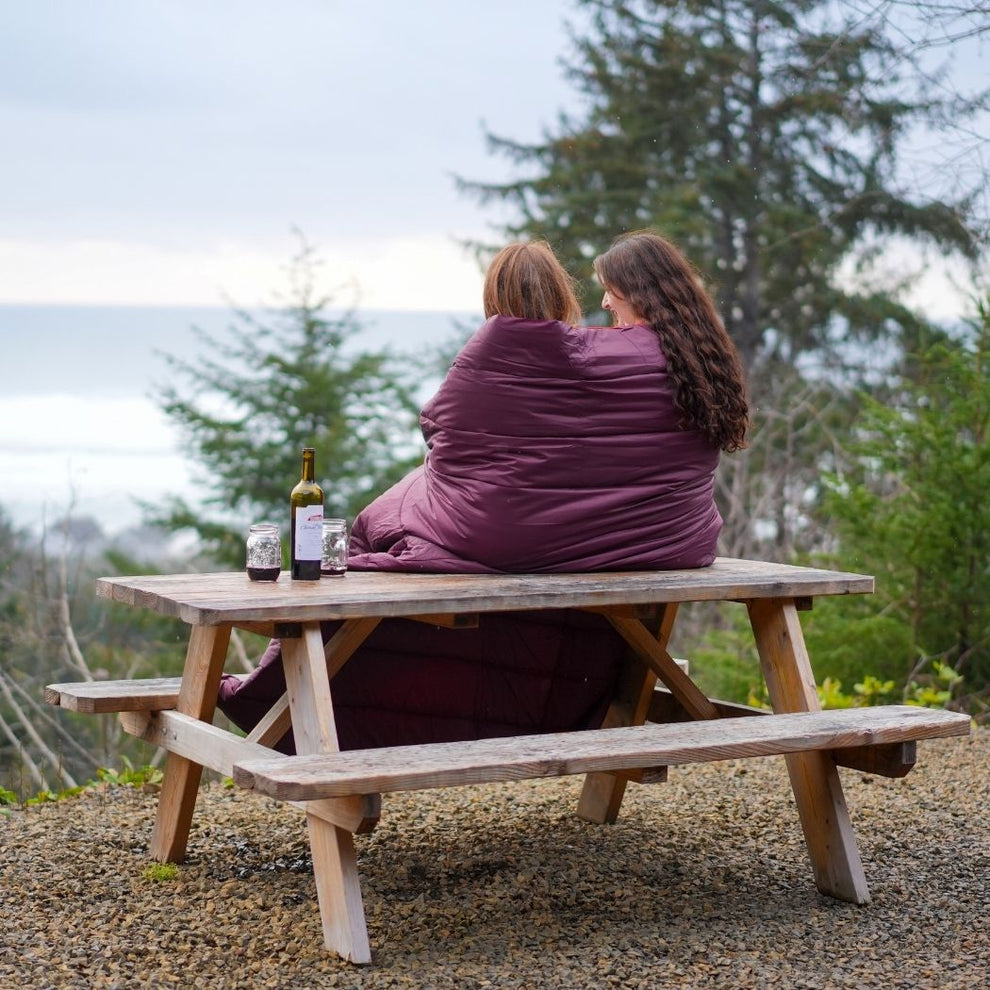 Rumpl Original Puffy 2 Person Blanket - Fig Cherry Original Puffy 2 Person Blanket - Fig Cherry | Rumpl Blankets For Everywhere Solid Original