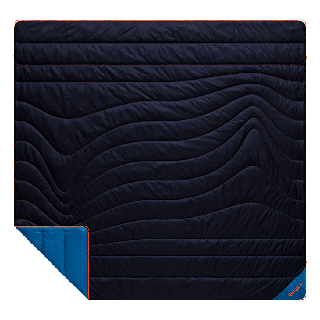 Rumpl Original Puffy 2 Person Blanket - Midnight Blue Original Puffy 2 Person Blanket - Midnight Blue | Rumpl Blankets For Everywhere Solid Original
