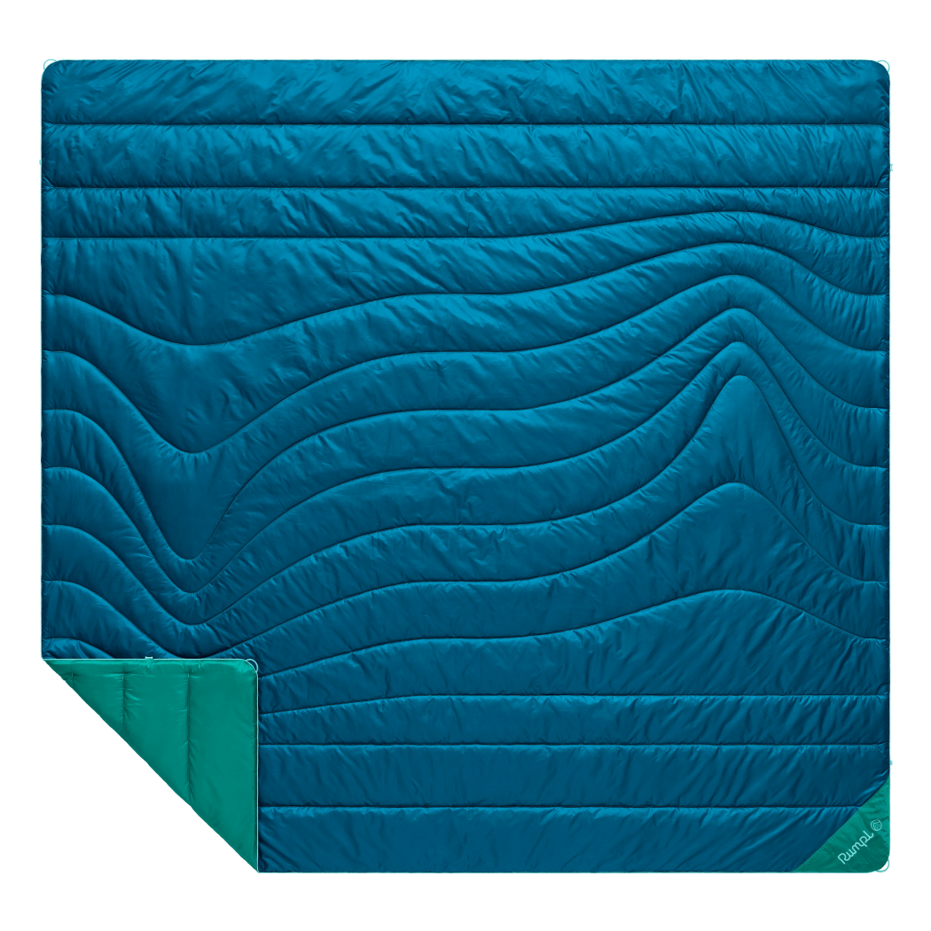 Rumpl Original Puffy 2 Person Blanket - Seascape Original Puffy 2 Person Blanket - Seascape | Rumpl Blankets For Everywhere Solid Original