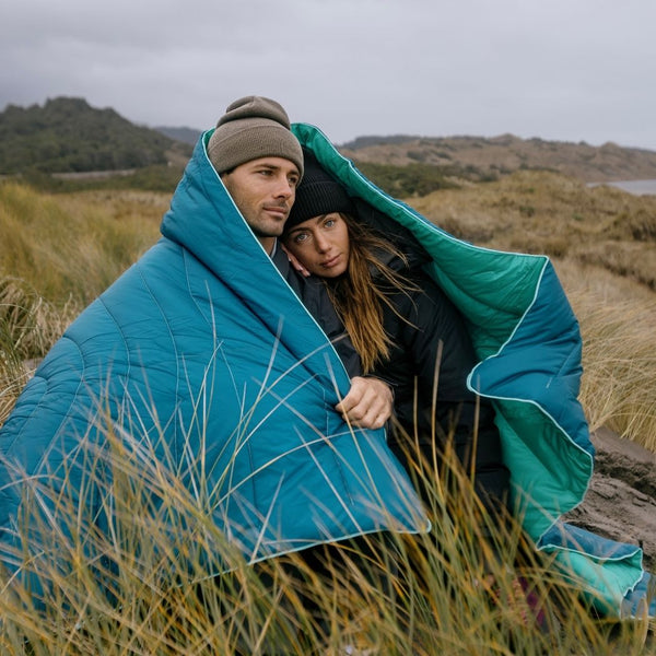 Rumpl Original Puffy 2 Person Blanket - Seascape Original Puffy 2 Person Blanket - Seascape | Rumpl Blankets For Everywhere Solid Original