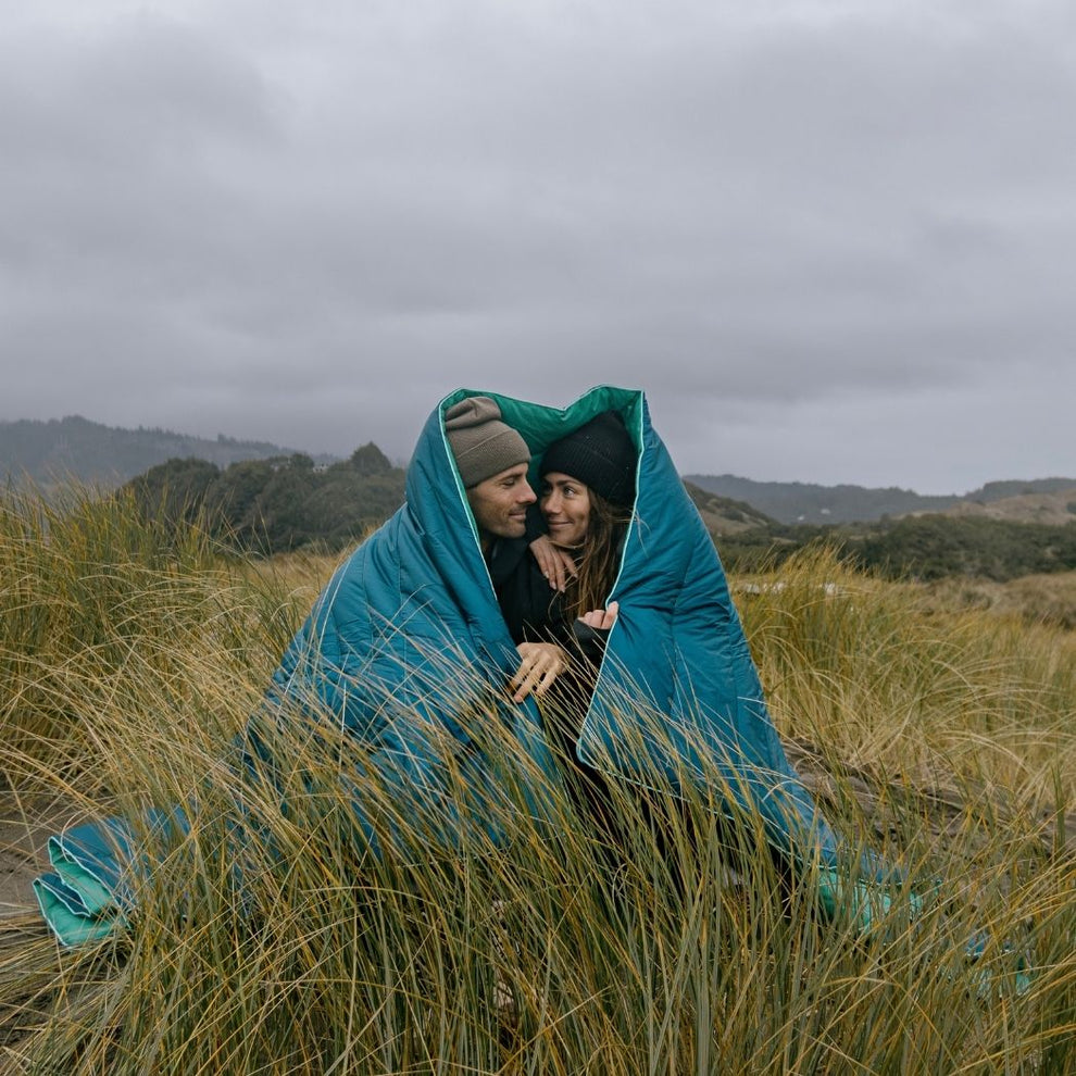 Rumpl Original Puffy 2 Person Blanket - Seascape Original Puffy 2 Person Blanket - Seascape | Rumpl Blankets For Everywhere Solid Original