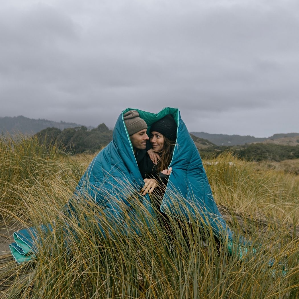 Rumpl Original Puffy 2 Person Blanket - Seascape Original Puffy 2 Person Blanket - Seascape | Rumpl Blankets For Everywhere Solid Original