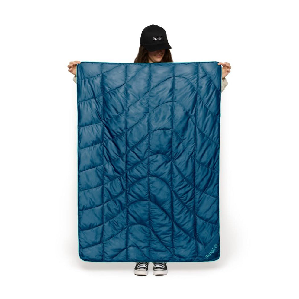 Rumpl Travel Puffy Blanket - Deepwater Travel Puffy Blanket - Deepwater | Rumpl Blankets for Everywhere Solid Travel