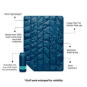 Rumpl Travel Puffy Blanket - Deepwater Travel Puffy Blanket - Deepwater | Rumpl Blankets for Everywhere Solid Travel