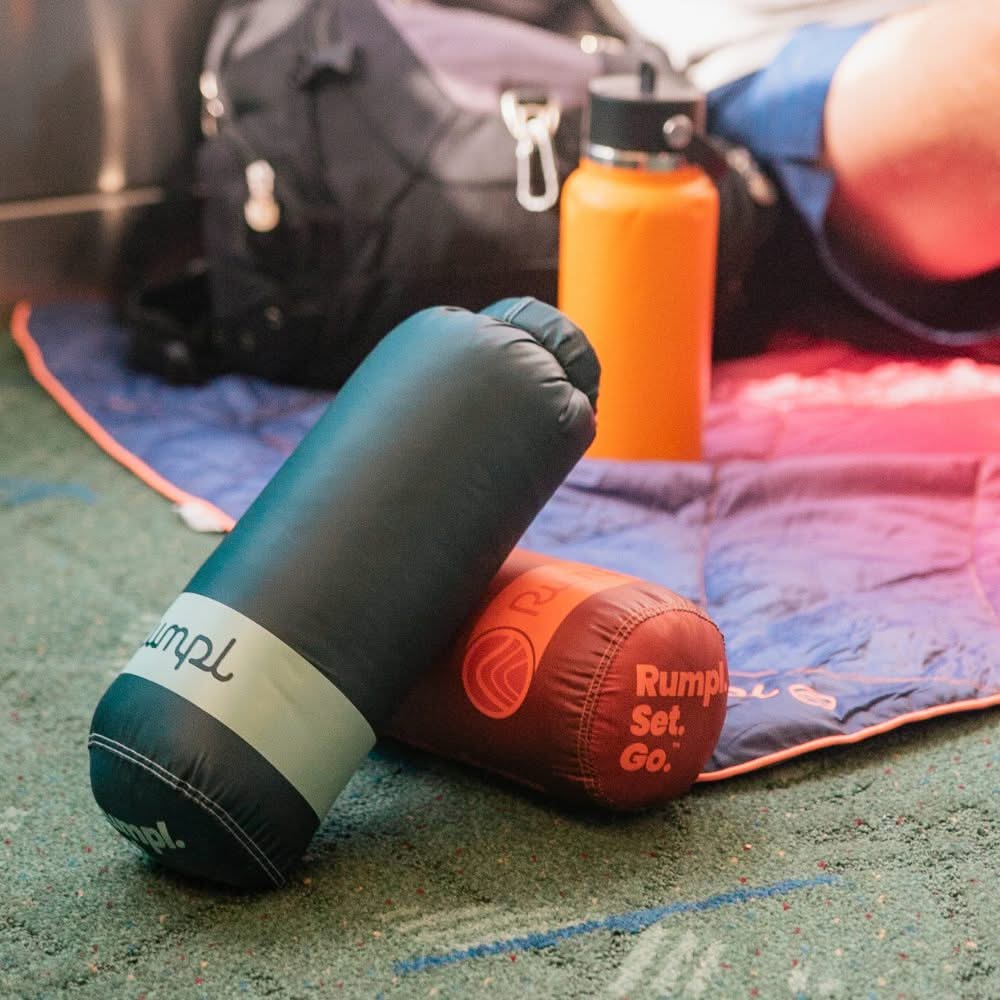 Travel Puffy Blanket - Deepwater | Rumpl Blankets for Everywhere
