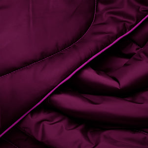 Travel Puffy Blanket - Plum
