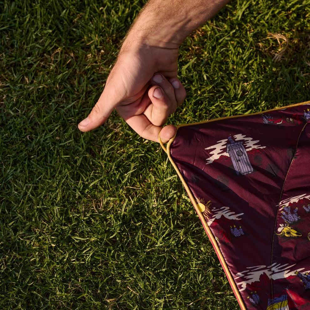 Rumpl Stash Mat - Cherry Desert Cheers Stash Mat - Cherry Desert Cheers | Rumpl Blankets For Everywhere Stash Mat