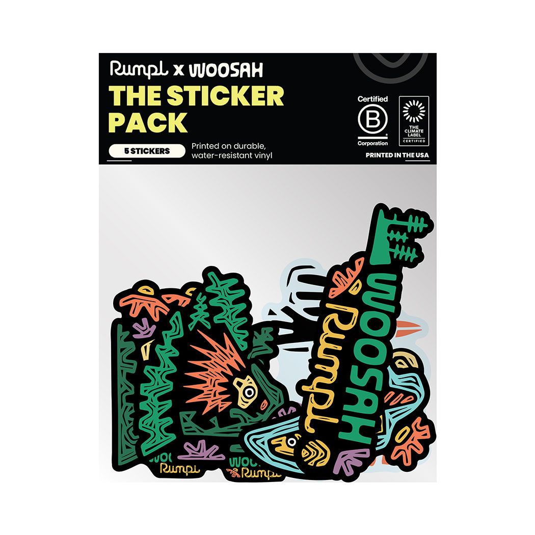 Rumpl Woosah Sticker Pack - Protect the Porkies Seasonal Sticker Pack | Rumpl Blankets for Everywhere Sticker Pack