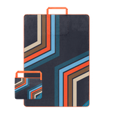 Rumpl Tech Towel Tote Double - Midnight Retro Stripes Tech Towel Tote Double - Midnight Retro Stripes | Rumpl Blankets For Everywhere Tech Towel