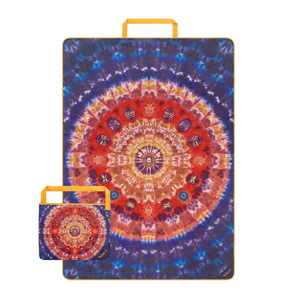 Rumpl Tech Towel Tote Double - Tapestry Tie Dye Tech Towel Tote Double - Tapestry Tie Dye | Rumpl Blankets For Everywhere Tech Towel