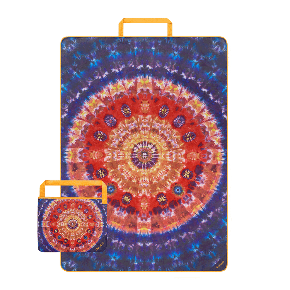 Rumpl Tech Towel Tote Double - Tapestry Tie Dye Tech Towel Tote Double - Tapestry Tie Dye | Rumpl Blankets For Everywhere Tech Towel