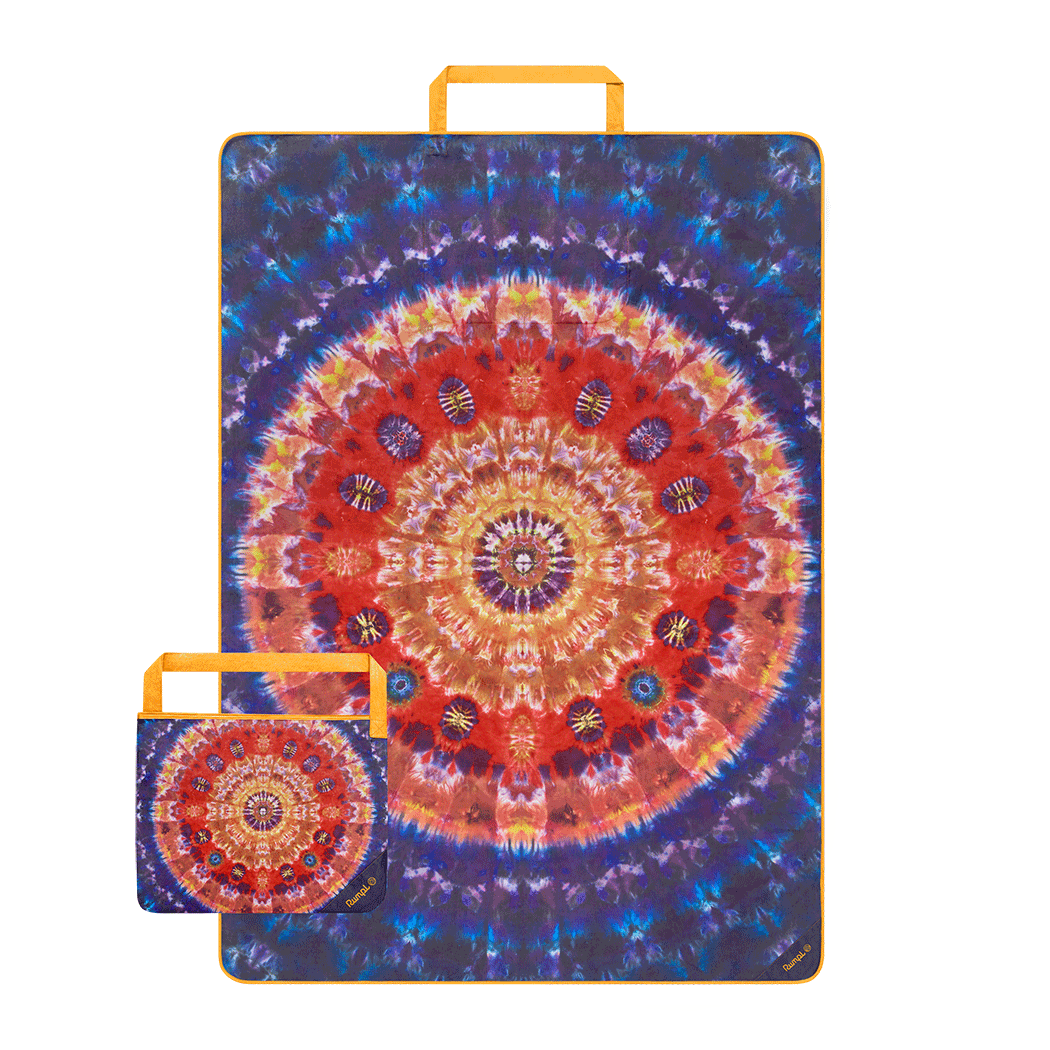 Rumpl Tech Towel Tote Double - Tapestry Tie Dye Tech Towel Tote Double - Tapestry Tie Dye | Rumpl Blankets For Everywhere Tech Towel