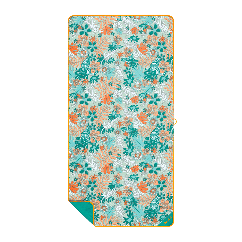 Rumpl Tech Towel - Aqua Tropics Tech Towel - Aqua Tropics | Rumpl Blankets For Everywhere Tech Towel