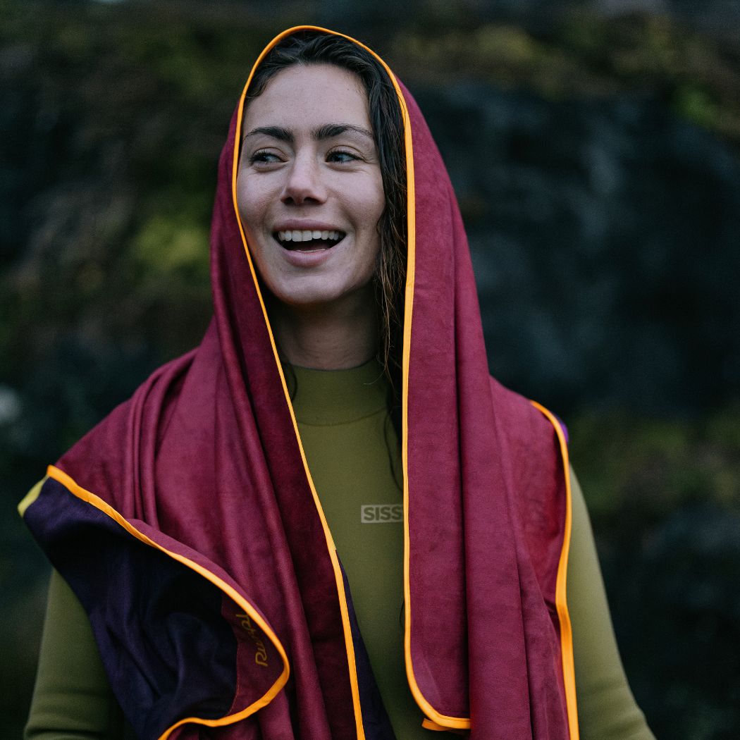 Rumpl Tech Towel - Sunset Mini Stripes Tech Towel - Sunset Mini Stripes | Rumpl Blankets For Everywhere Tech Towel