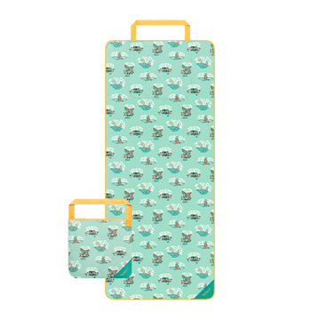 Rumpl Tech Towel Tote - Aqua Outer Banks Tech Towel Tote - Aqua Outer Banks | Rumpl Blankets For Everywhere Tech Towel