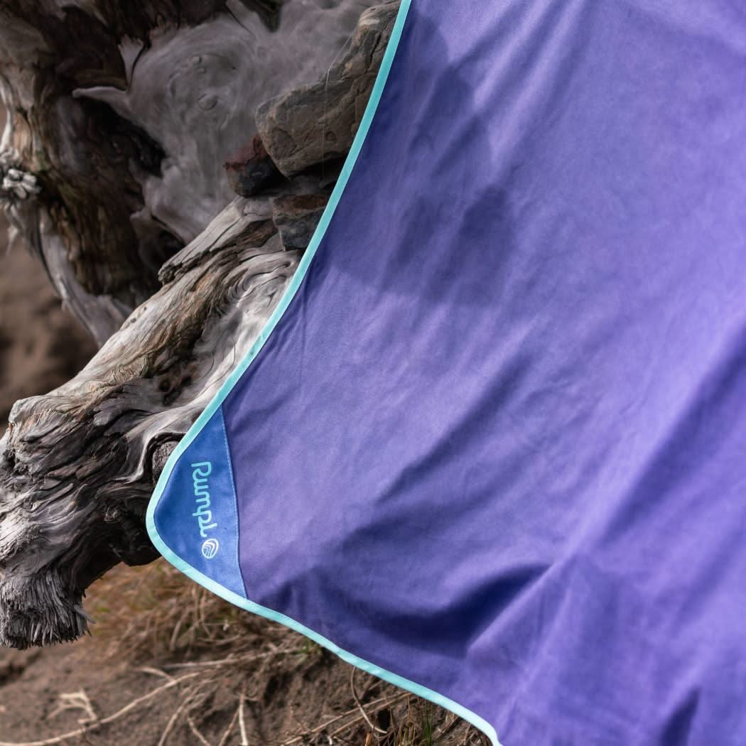 purple tarp Rumpl Tech Towel