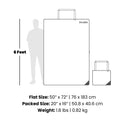Rumpl Tech Towel Tote Double - Shibumi Fade Tech Towel Tote Double - Shibumi Fade | Rumpl Blankets For Everywhere Tech Towel Tote