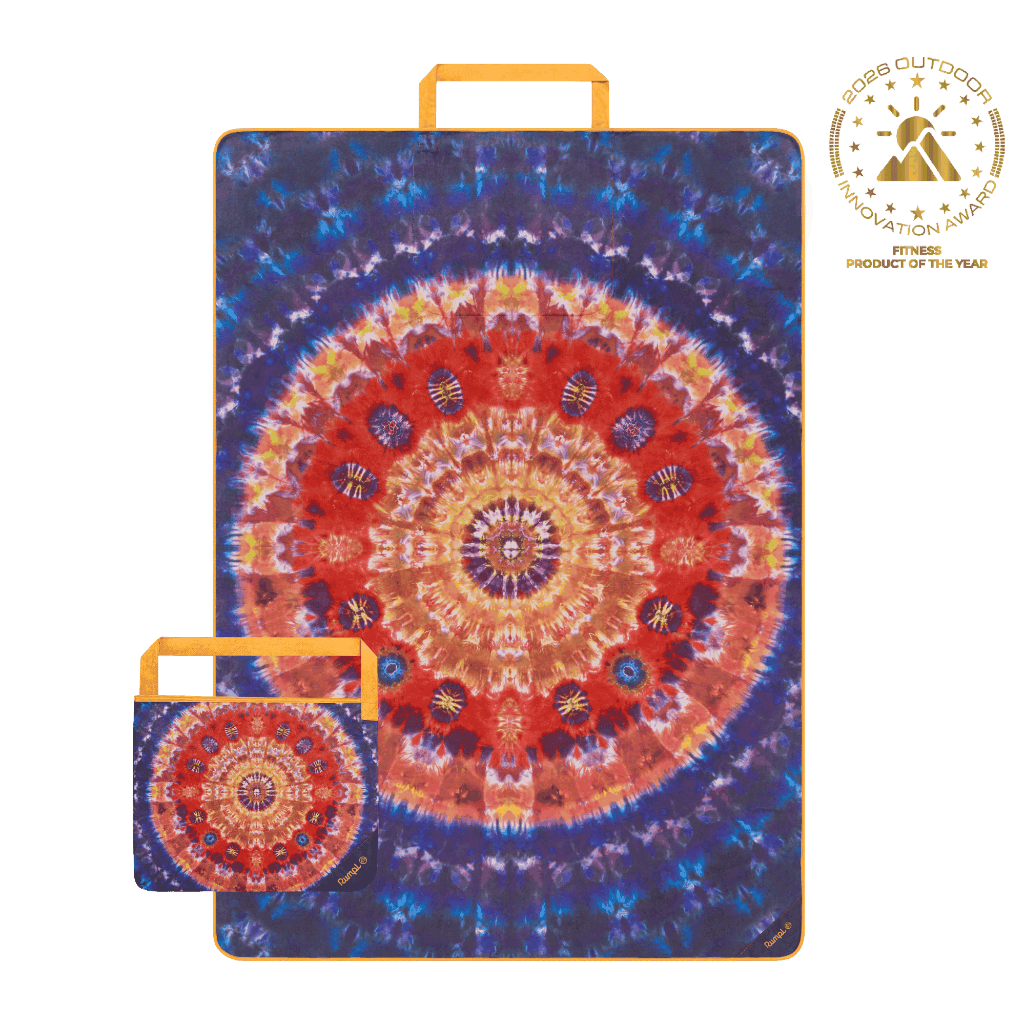 Tech Towel Tote Double: Tapestry Tie Dye | Rumpl. Set. Go.