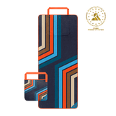 Rumpl Tech Towel Tote - Midnight Retro Stripes Tech Towel Tote - Midnight Retro Stripes | Rumpl Blankets For Everywhere Tech Towel Tote