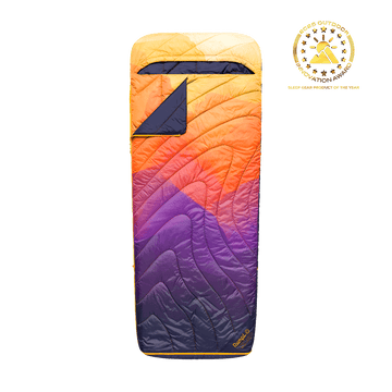 Rumpl Wrap Sack 20° Sleeping Bag - Watercolor Glow The Wrap Sack 20° Sleeping Bag - Baja Fade | Rumpl Wrap Sack