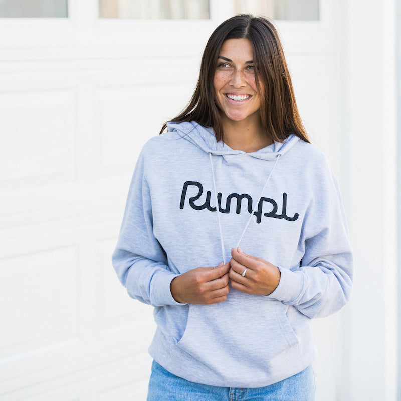 Rumpl Hoodie - Heather Grey Logo Apparel