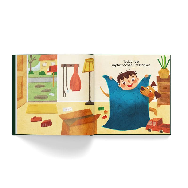 My First Adventure Blanket a kid's book by Rumpl