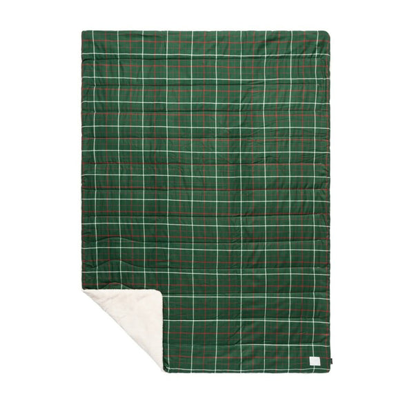 Flannel Sherpa Blanket Fireside Plaid Rumpl