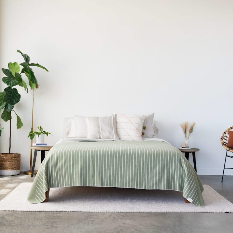 Rumpl Merino SoftWool Blanket™ - Sage Merino SoftWool