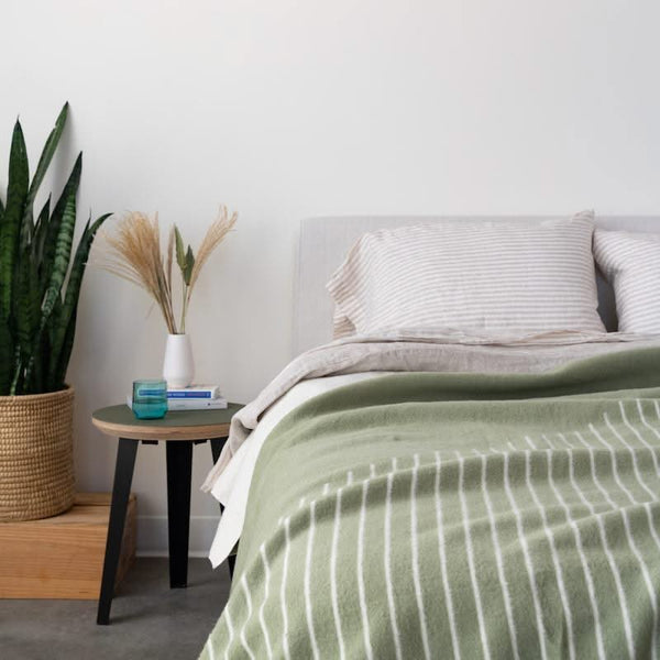 Rumpl Merino SoftWool Blanket™ - Sage Merino SoftWool